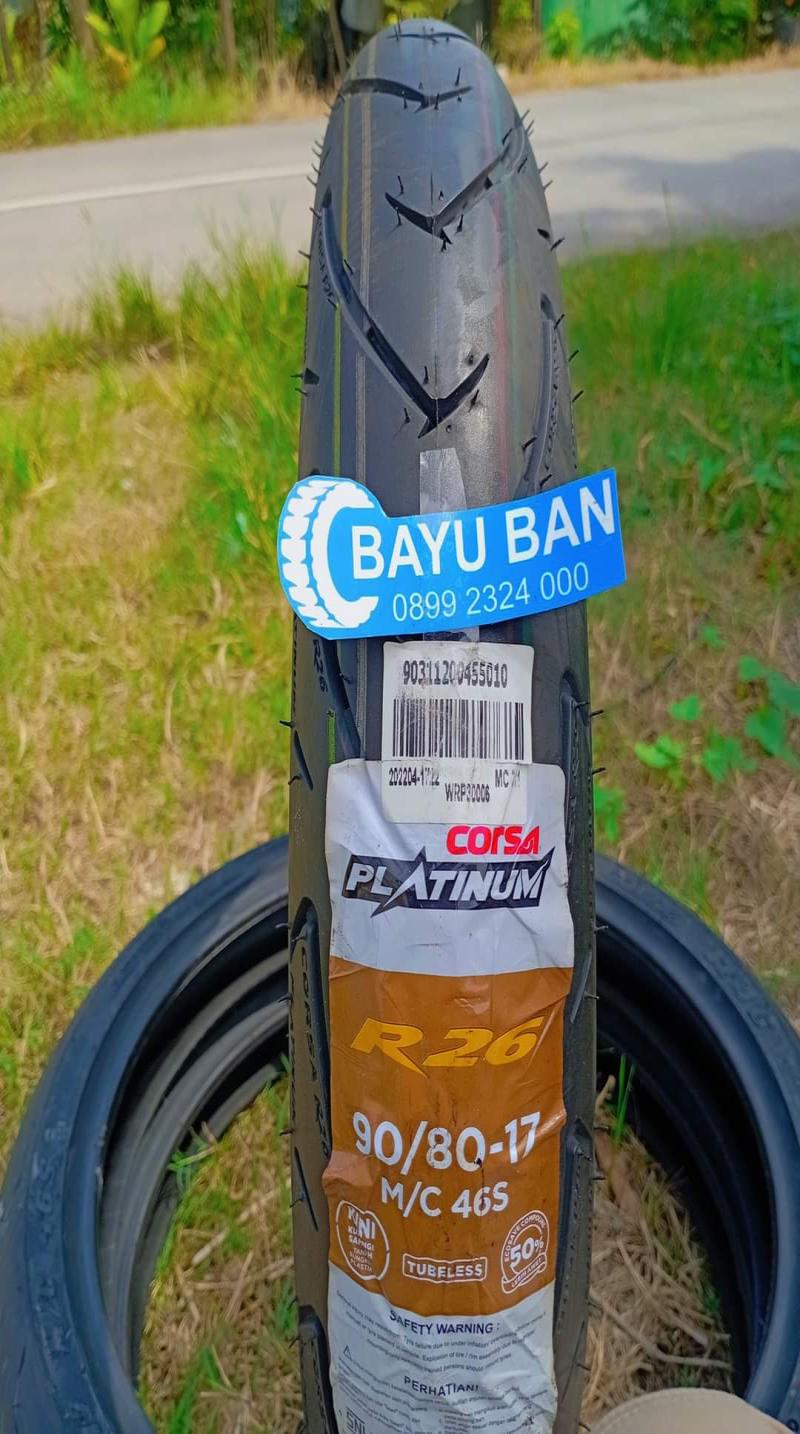 CORSA PLATINUM R26 90/80 RING 17 TUBELLES BAN DONAT