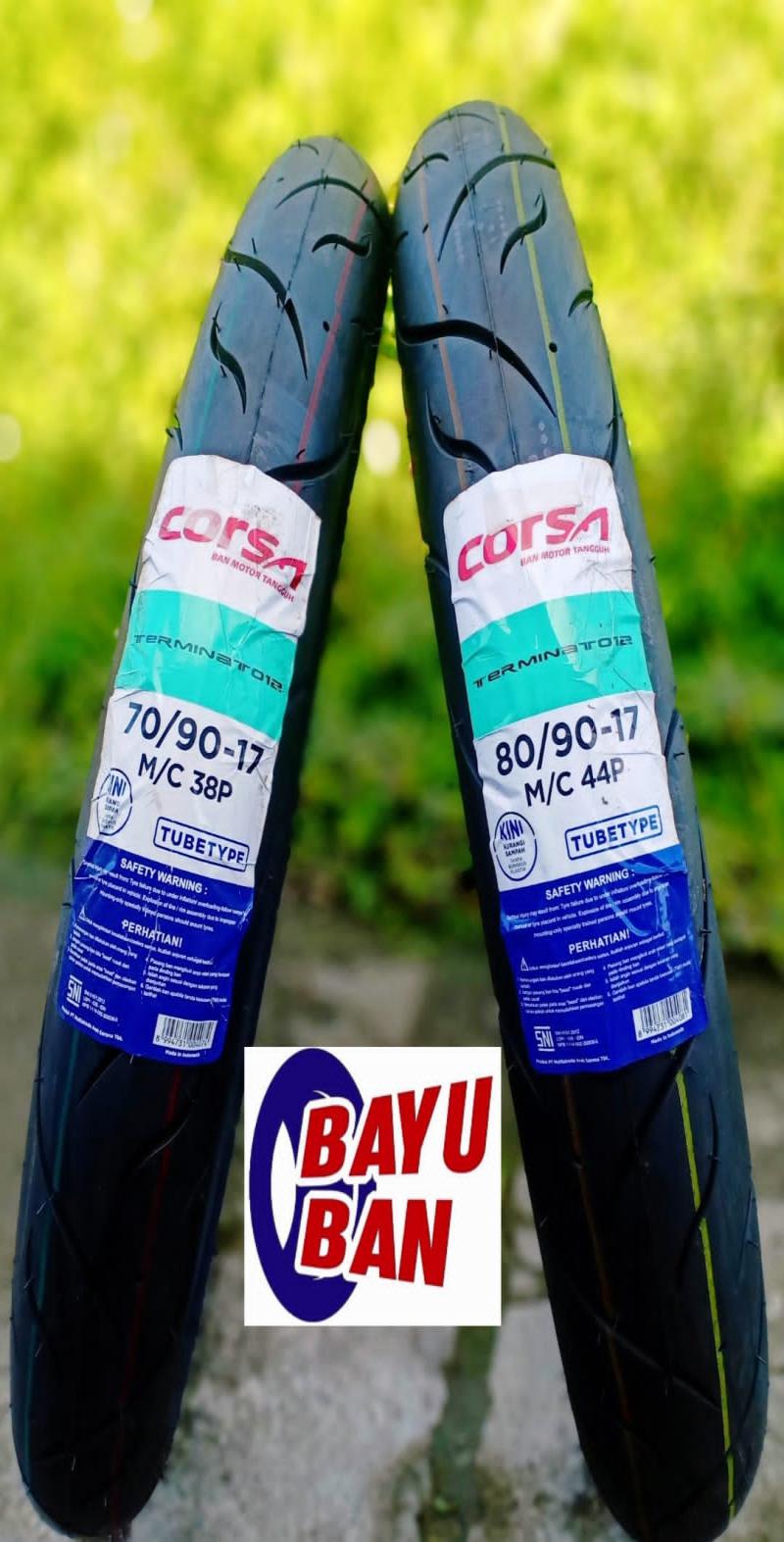 CORSA TERMINATOR SET 70/90 80/90 RING 17 BAN DONAT