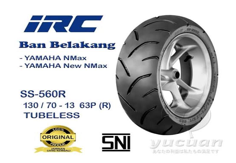 IRC NMAX 130/70 RING 13 BAN TUBELLES NMAX BELAKANG