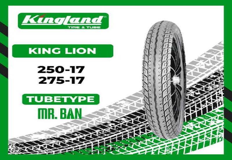 KING LION 275 RING 17 NON TUBELLES BELAKANG